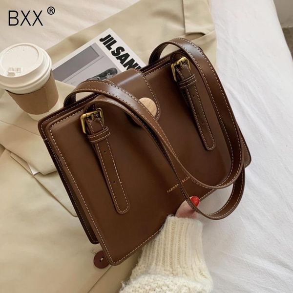 

[bxx] pu leather crossbody bags for women 2021 winter trending shoulder handbags ladies luxury travel hand bag hp125
