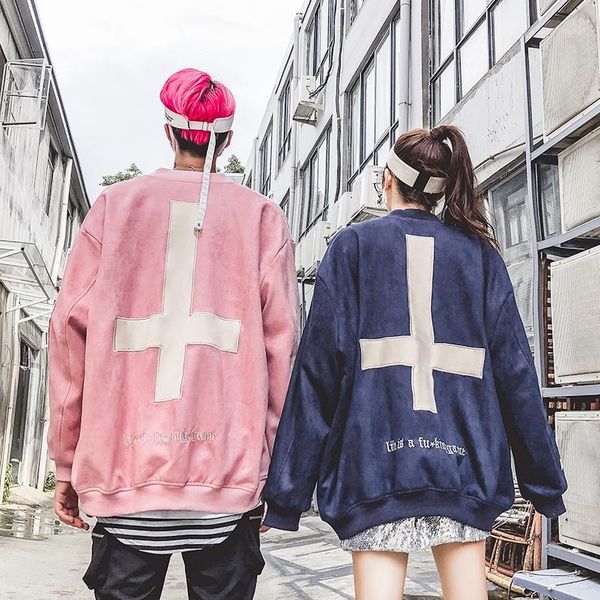 

women's jackets autumn/winter 2021 cross women's hip-hop baseball jackets1, Black;brown