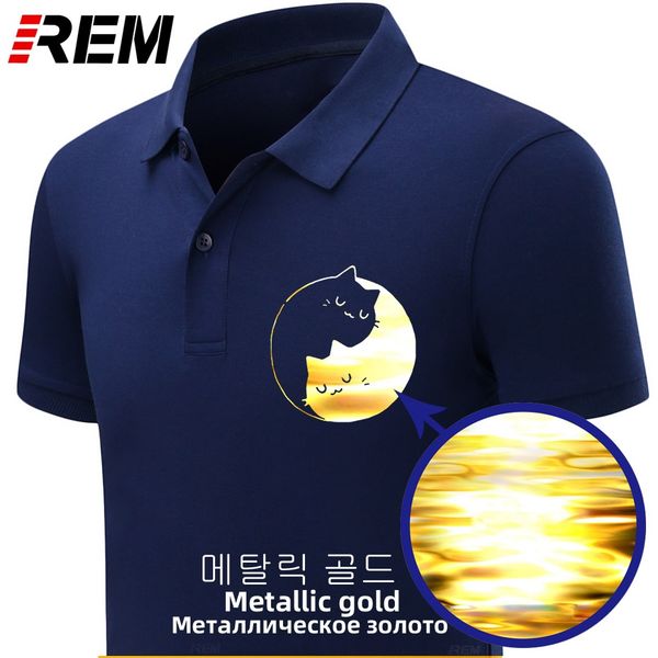 

sport mens polos shirt i work hard so my cat can have a better life shirt yin yang real men love cats short sleeve polo-shirts top