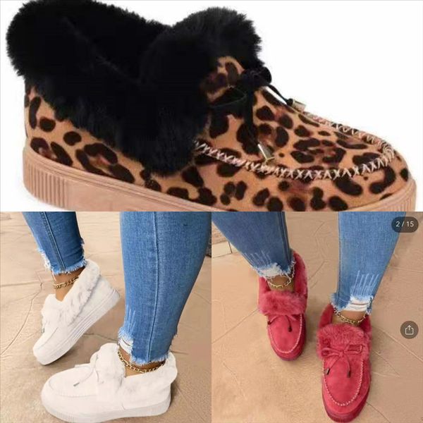 

blnn5 cotton dog kids plus velvet snow boots slippers girl boys winter home slippers cotton baby warm shoes mop cartoon yarn children, Black