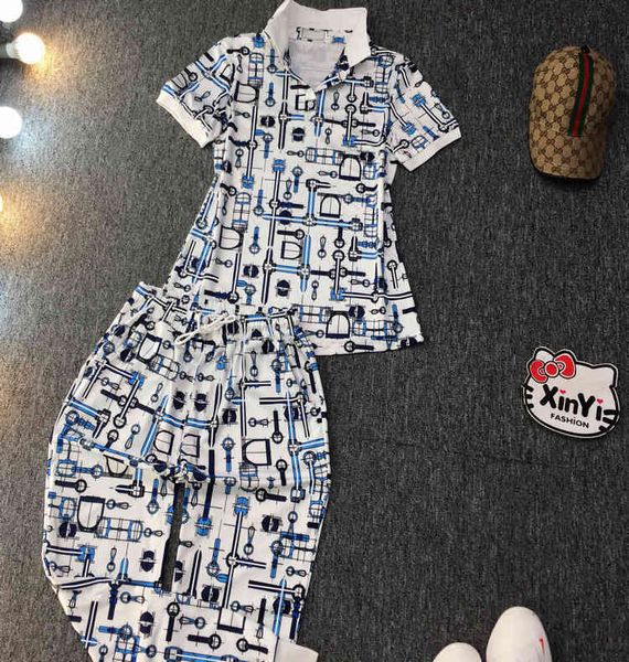 

2022 factory wholesale new model wind summer leisure pure cotton sportswear set women's small fragrance two-piece set european big size, White