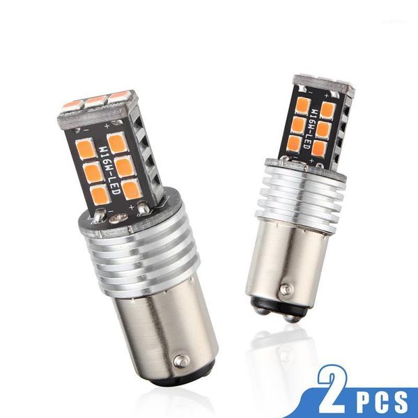 

2/1 pair 1157 2835 chip 15smd red auto tail light brake lights signal light turn signals bulb car accessories1