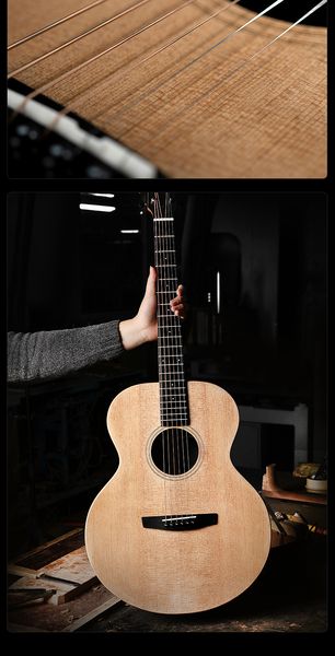 

x1 pro spruce veneer 36/41 inch acoustic guitar