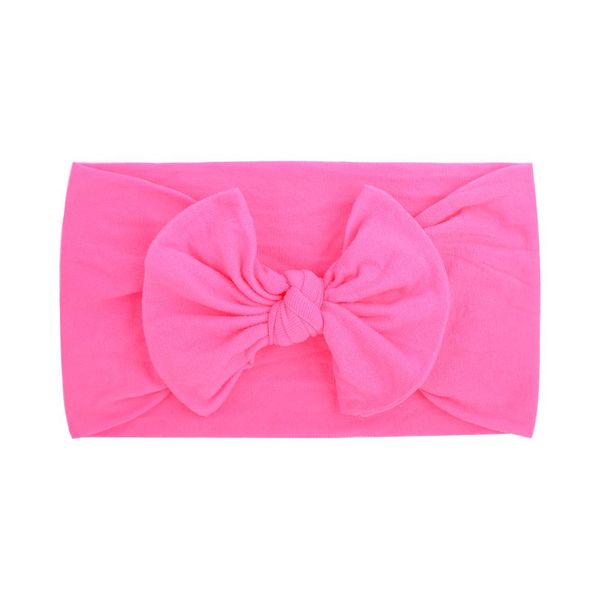 

1 piece soft baby headband elastic knot turban nylon headbands for girls head wrap newborn bow hairband toddler hair accessories q bbytql
