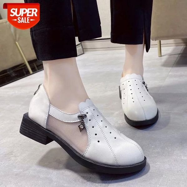 

lucyever fashoin hollow out square heels women 2021 spring patchwork mesh pu leather pumps woman simple pendant office shoes #oy1x, Black