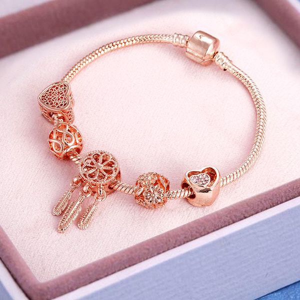 

подвески розовое золото змея цепь браслет женщин кристалл rhinestone украшения браслеты diy розовый бусин моды девушки аксессуары подарки, Black