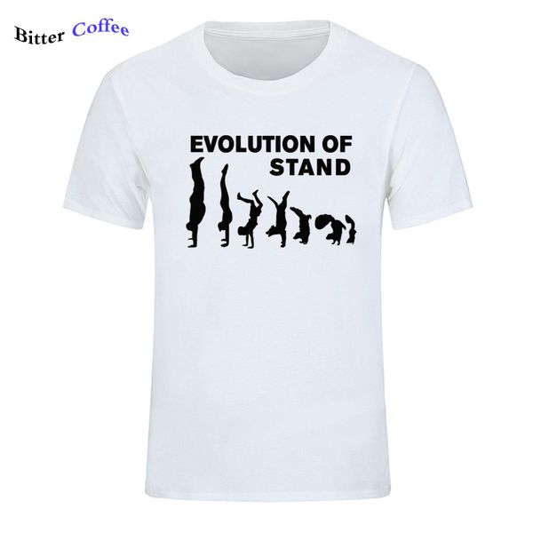 

sport summer new evolution of stand printed t shirt men funny cotton short sleeve tshirt novelty t-shirt for men tee shirt xs-3xl