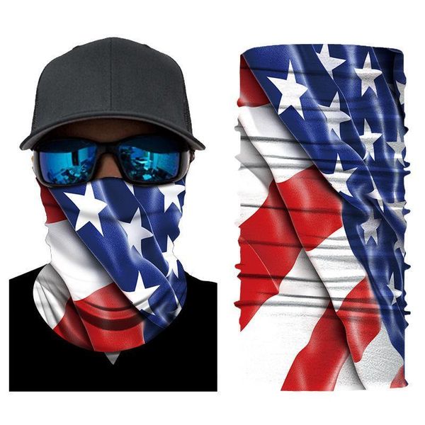 

40 styles america flag cycling trump magic scarf outdoor multi-function headscarf mask party supplies iia523