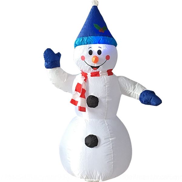 

wbevz decorations hat inflation blue hat snowman dress air model props store scene prop decorations inflatable layout inflation blue prop sn
