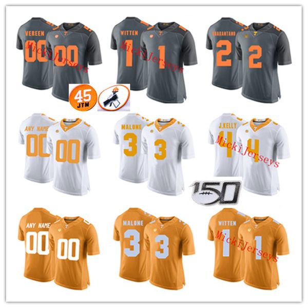 

пользовательские теннесси волонтеры джонни majors doug atkins клайд fuson уиллис tucker rudy klarer билли nowling майкл муньос футбол джерси, Black