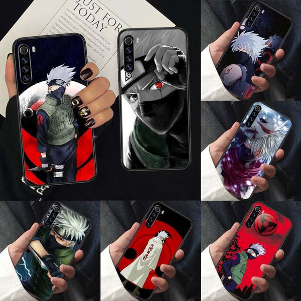 

naruto kakashi mobile phone case millet redmi note 5 7 t 8 6a 7a 9 k 20 30 pro "black fashion primer silicone shell