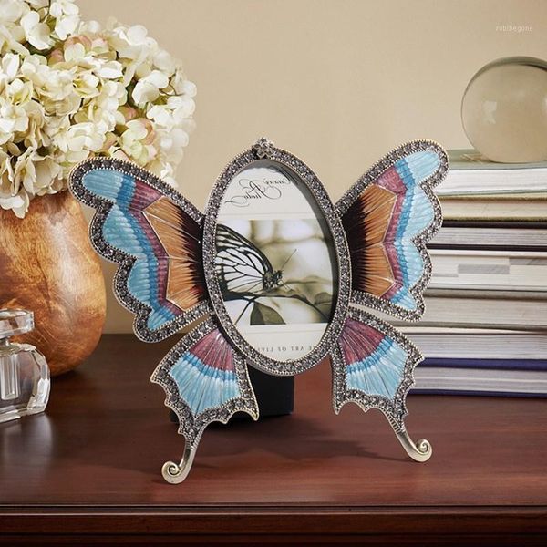 

frames butterfly metal po frame picture 3 inch 5 6 decoration home europe gifts1