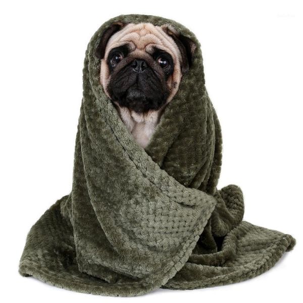 

puppies thickened cushion cover furniture protector mat couch sofa solid dog blanket home for bed soft pet warm flannel1