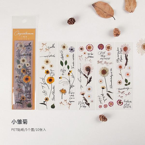 

flowers diary series botany stickers creative journal stationery school scrapbooking deco stickers aesthetic daisy bbybtf lipper