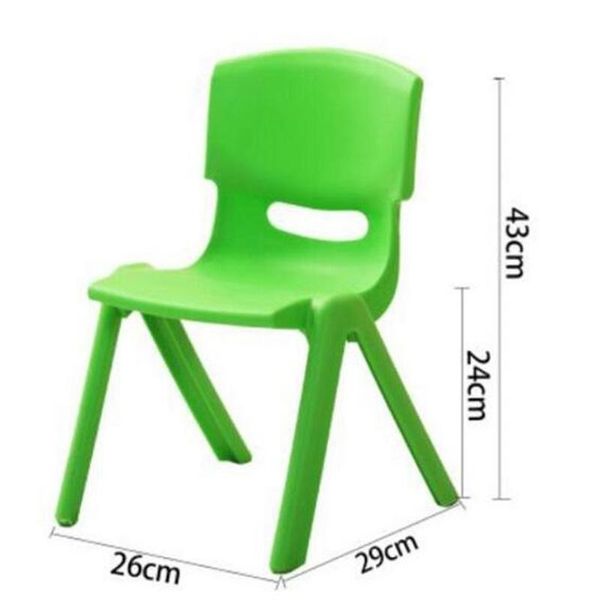 

24cm seat height safety thicken kindergarten chair small stool back-rest chair for 1-2 years kids