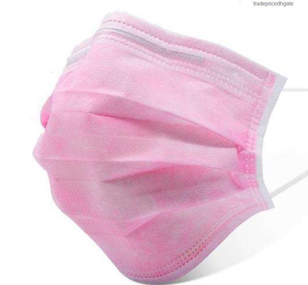 

layers mask hood woven premium non fabrics 3 melt blown fabric facemask with ear loop paper box 3qhs2