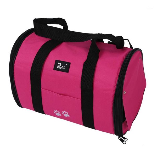 

dog car seat covers big deal m pet cat puppy portable travel carrier tote bag crates kennel - rose red1