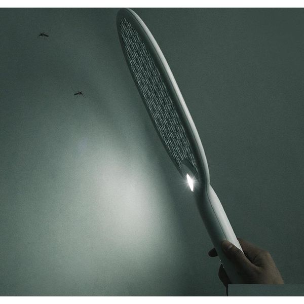 

xiaomi youpin electric mosquito swatter rechargeable led electric insect bug fly mosquito dispeller kill qylsku tore2010