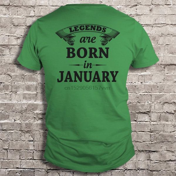

мужчины t легенда shirt родилась в январе (версия обратно) женщины футболки спорт с капюшоном толстовка с капюшоном