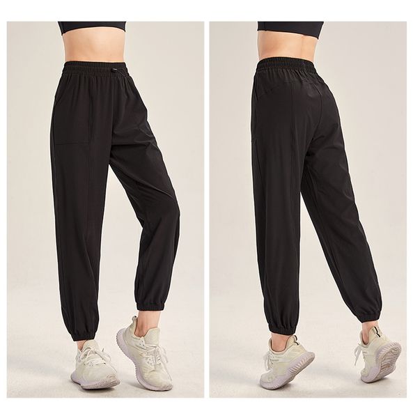 

women sport pants casual trousers home pants 2020 autumn pure color active streetwear female fitness harem pants, Black;white