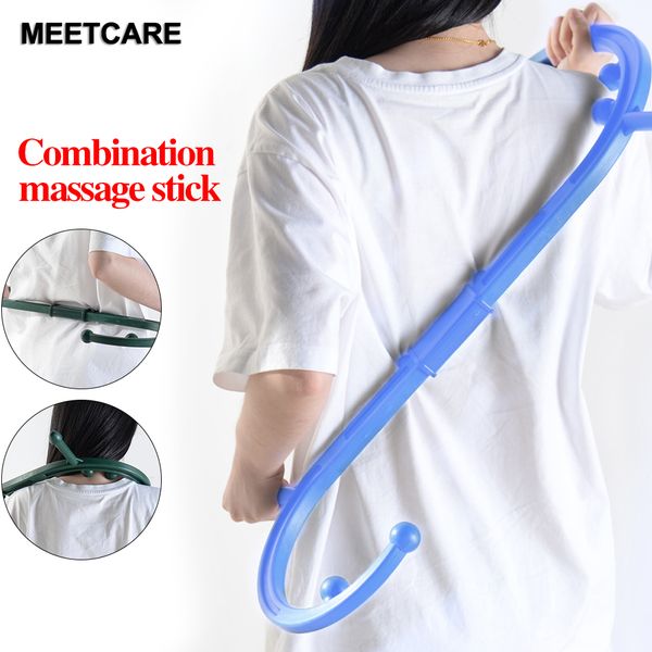 

trigger point self massager stick theracane body muscle relief back massage hook thera cane therapeutic relaxation pressure tool