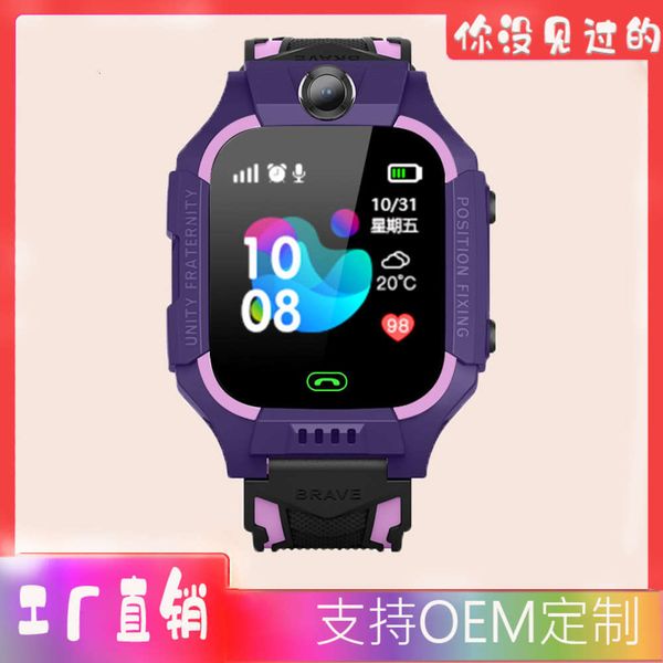 

z6 children's telephone card intelligent positioning touch screen six generation watch phone for primary and secondary schooljk