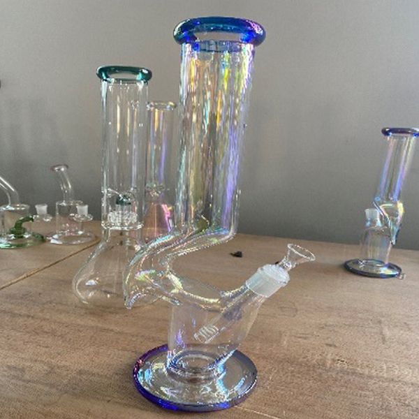 Bongs Wasserpfeifen Shisha Glas Öl Dab Rig Rauchen Perkolator Gerades Rohr Hochwertige Schwerkraftbong Individuelle Geschenk-Hookahs