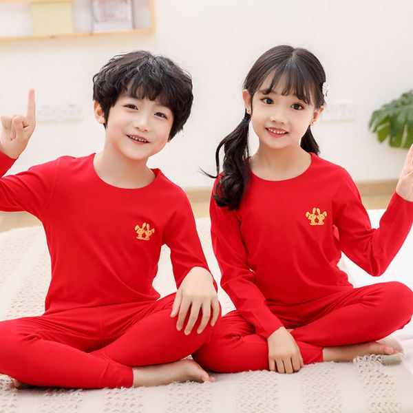 

trace children's veet suit fever no girl's baby pajamas plush boys' warm underwear cloth autumn trousers, Blue;red