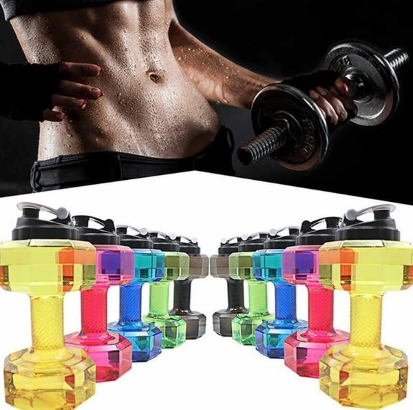 

2.2l outdoor gym dumbbell kettle dumbbells fitness water bottle outdoor fitness bicycle bike camping outdoor water bottle ljjk1317