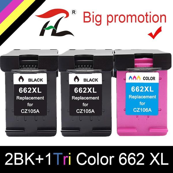 

ink cartridges 662 replacement for 662xl cartridge deskjet 1015 1515 2515 2545 2645 3545 4510 4515 4516 4518 printer