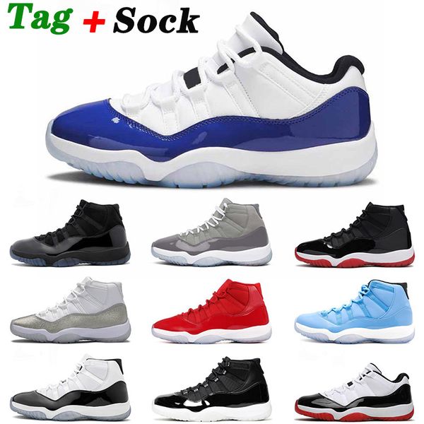 

2021 new jumpman for men women concord gamma blue basketball shoes 11 11s xi cool grey win like 25th anniversary trainers sneakers 36-47, White;red