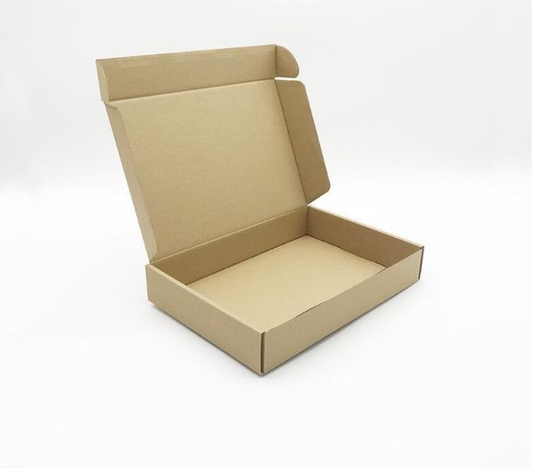 

10pcs/lot brown paper kraft box post craft pack boxes packaging storage kraft paper boxes mailing box1