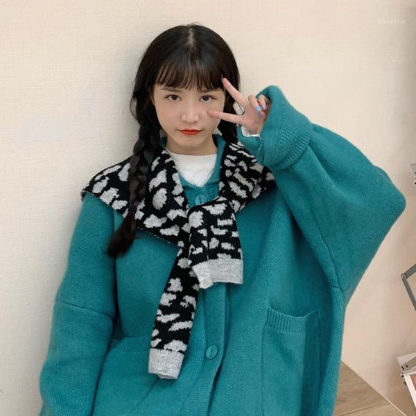 

winter scarf for women new knitted cashmere scarves leopard print girls autumn female shawl wrap warmer lady scarf d1561, Blue;gray