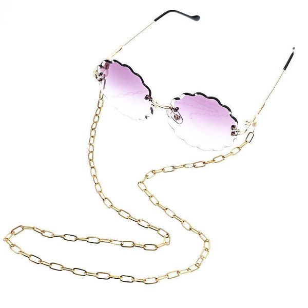 

2020 simple chic womens gold color eyeglass chains sunglasses casual reading glasses chain eyewears cord holder neck strap rope h bbyqmy