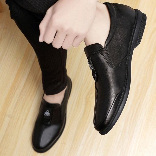 

loafers shoes men's fashion casual shoes men slip on genuine leather comfortable men breathable handmade shoes moccasins #wn1h