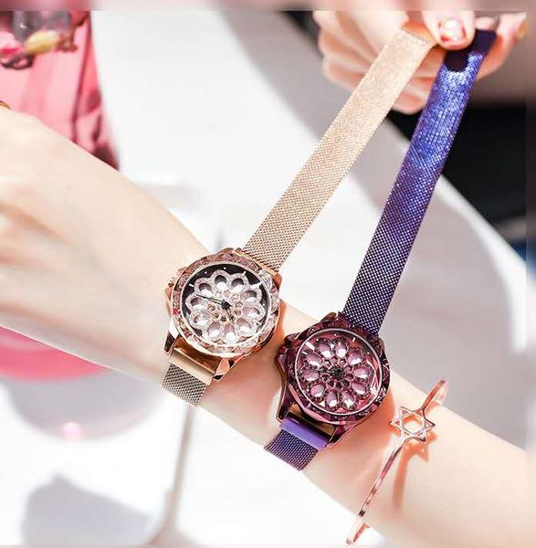 

have fun shoppinggood luck women's watch, selling 2020 new women's watch, beautiful women's watch, fashion and beautiful flow, Slivery;brown
