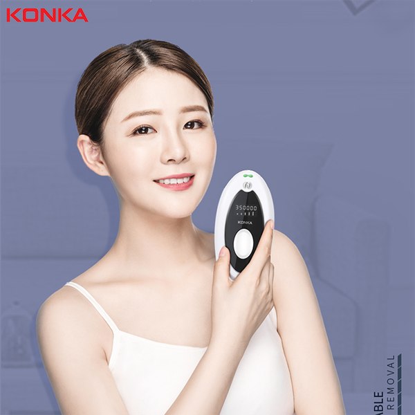 

konka 350000 flash professional permanent ipl epilator laser hair removal electric women painless threading hair remover machine