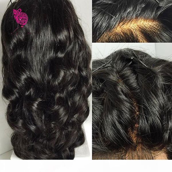 

brazilian virgin hair silk full lace wigs with baby hair hairline 4x4 silk basefull wigs for black women human hair