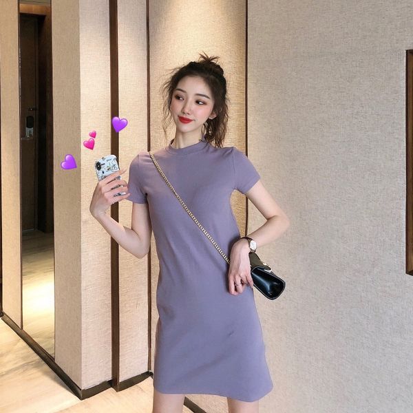 

zhixun french zhixun skirt french hip wrap dress style waist closing platycodon skirt children summer 2020 new korean version of thin temper, Black;gray