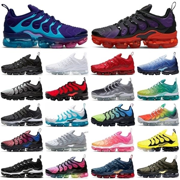 

2020 tn plus neon men women sport shoes triple black be true sunset rainbow athletic mens womens trainers sports sneakers runners