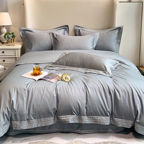 

soft satin bedding set luxury conforte bed cover pillowcases twin bedding set sheets nordic ropa de cama home textile de50sjt