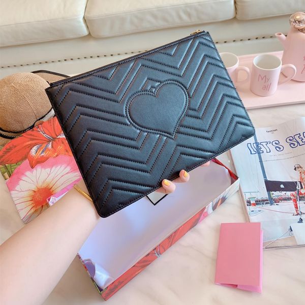 

bag bag solds fashion womens wallet purse clutch bags purses with handbags real wavy leather letter wholesale designers box uofd, Red;black