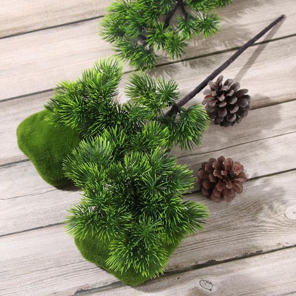 

decorative flowers & wreaths christmas green artificial tree wedding home decor floral arrangement fake plant pine branches tree1