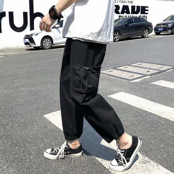 

b1du4 2020 новых мужских брюки комбинезонов случайного pantsfashion случайных брюки комбинезонов молодежь тонкого тренд корейского trend zhm, Blue