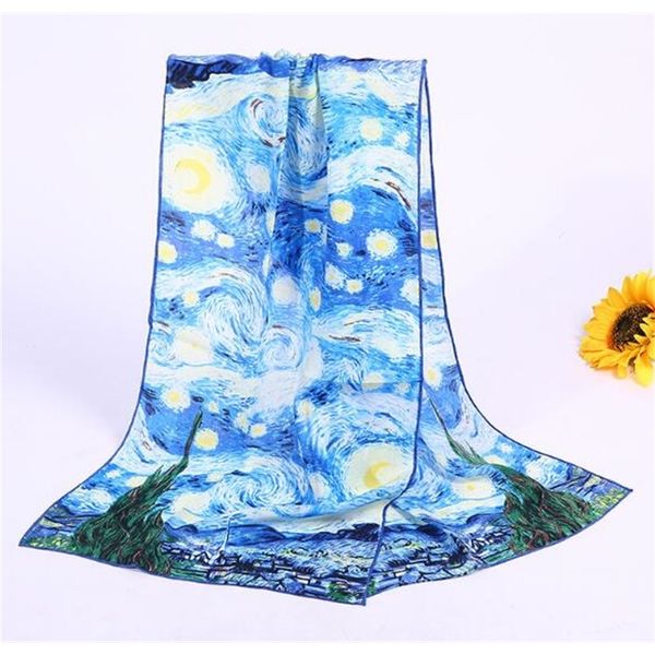 

лето бабочка печататься длинный шарф для женщин y201007, Blue;gray