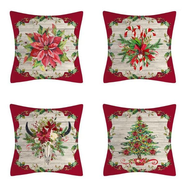 

pillow case style christmas flax covers selling home decoration zu he zhuang1
