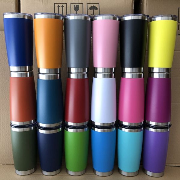

20oz stainless steel tumblers cups vacuum insulated travel mug metal water bottle beer coffee mugs with lid stainless steel tumblers