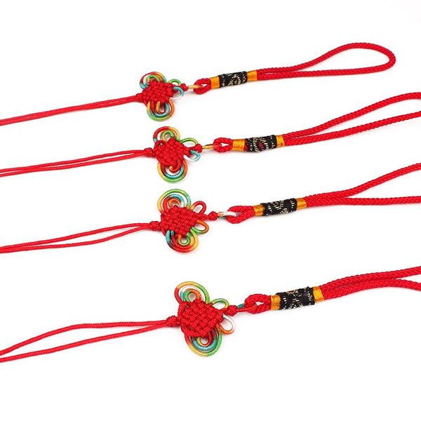 

10pcs chinese knots tassels weaving hang rope jewelry accessories diy hand crafts decor pendants materials color butterfly line h jllqrp
