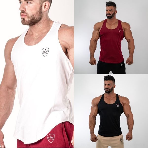 

gopb1 братья hurdlemuscle европейский new base спорт мужской жилет хлопка жилет dr база фитнес v28qv i-образный, White;black