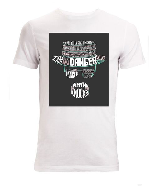 

new summer fashion i am the danger heisenberg styled woman's available t shirt white tee shirt sport hooded sweatshirt hoodie